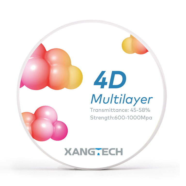 unshaded 4D multilayer zirconia block